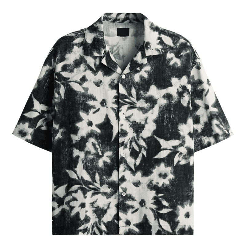 Men's Relaxed-Fit Printed Resort Shirt