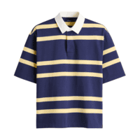 Men’s Loose-Fit Cotton Rugby Shirt